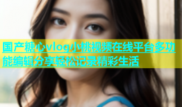 国产糖心vlog小桃视频在线平台多功能编辑分享轻松记录精彩生活