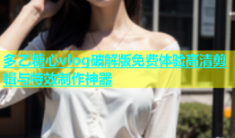 多乙糖心vlog破解版免费体验高清剪辑与特效制作神器