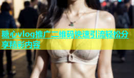 糖心vlog推广二维码快速引流轻松分享精彩内容