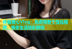 体验糖心Vlog：免费观看个性化视频，畅享生活精彩瞬间