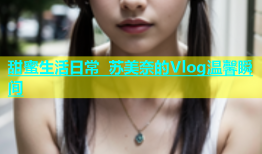 甜蜜生活日常 苏美奈的Vlog温馨瞬间