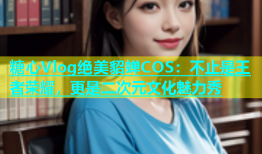 糖心Vlog绝美貂蝉COS：不止是王者荣耀，更是二次元文化魅力秀