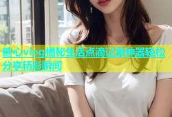 糖心vlog揭秘生活点滴记录神器轻松分享精彩瞬间