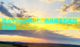 糖心Vlog小桃UP：挑战糖果刺客的奇遇记