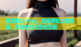 探索糖心Vlog：短视频社交新体验，尽享创作与互动乐趣