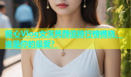 糖心Vlog女演员颜值排行榜揭晓，谁是你的最爱？