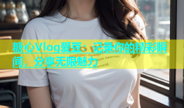 糖心Vlog爱豆：记录你的精彩瞬间，分享无限魅力