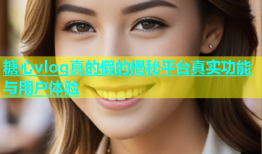 糖心vlog真的假的揭秘平台真实功能与用户体验