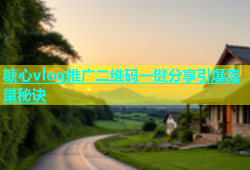 糖心vlog推广二维码一键分享引爆流量秘诀