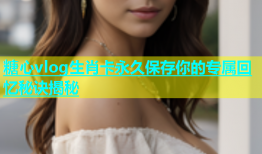 糖心vlog生肖卡永久保存你的专属回忆秘诀揭秘