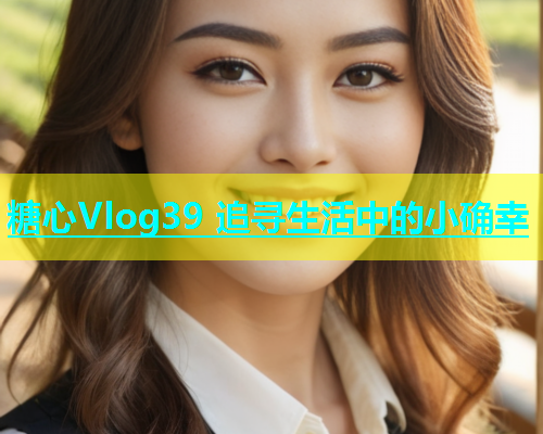 糖心Vlog39 追寻生活中的小确幸