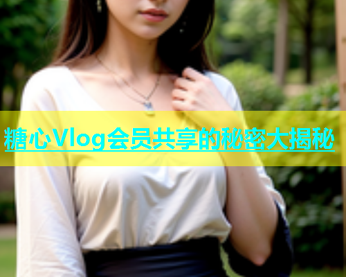 糖心Vlog会员共享的秘密大揭秘