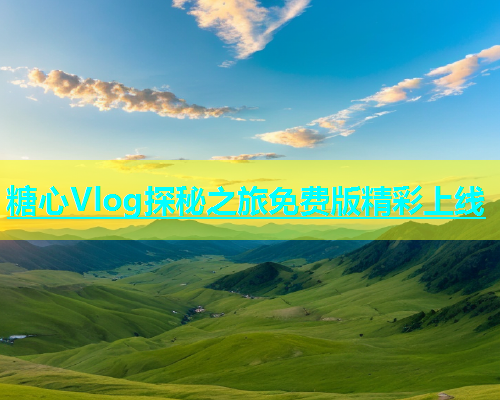 糖心Vlog探秘之旅免费版精彩上线